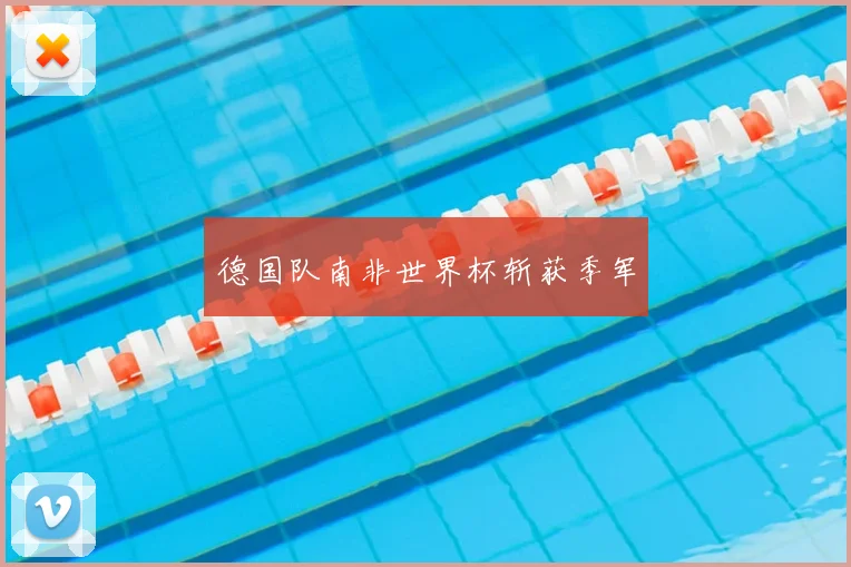 德国队南非世界杯斩获季军